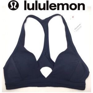 Lululemon All Day Breeze Sports Bra True Navy Blue Size 6 NWT